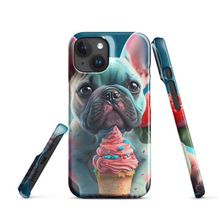 Manchmal hilft ein Törtchen Snapcase iPhone®-Hülle - Bobbis Store Hunde