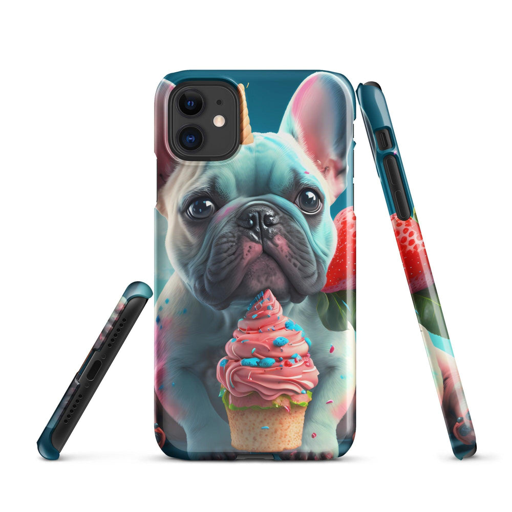 Manchmal hilft ein Törtchen Snapcase iPhone®-Hülle - Bobbis Store Hunde