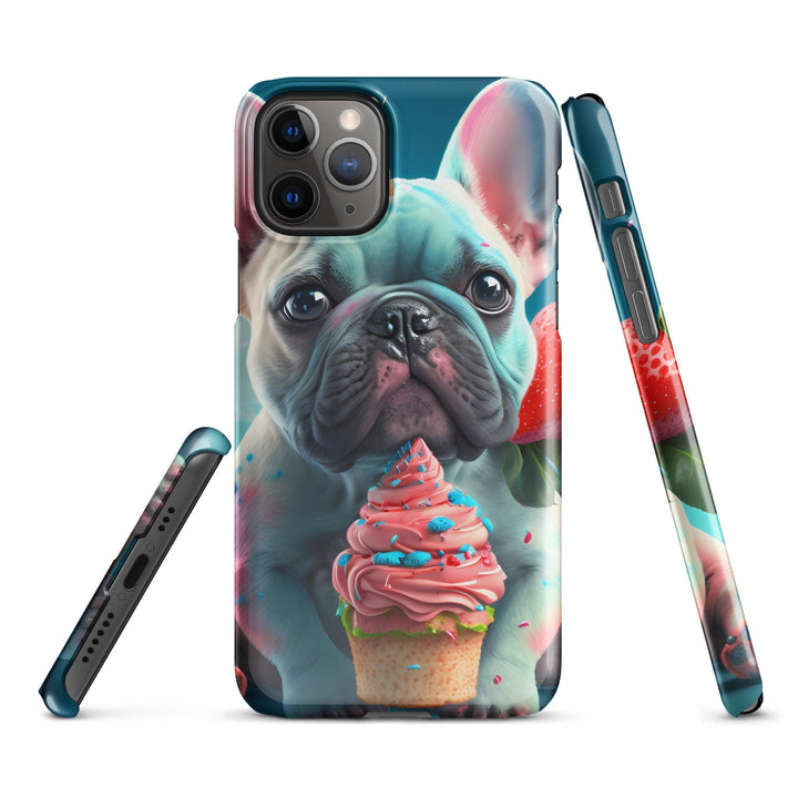 Manchmal hilft ein Törtchen Snapcase iPhone®-Hülle - Bobbis Store Hunde
