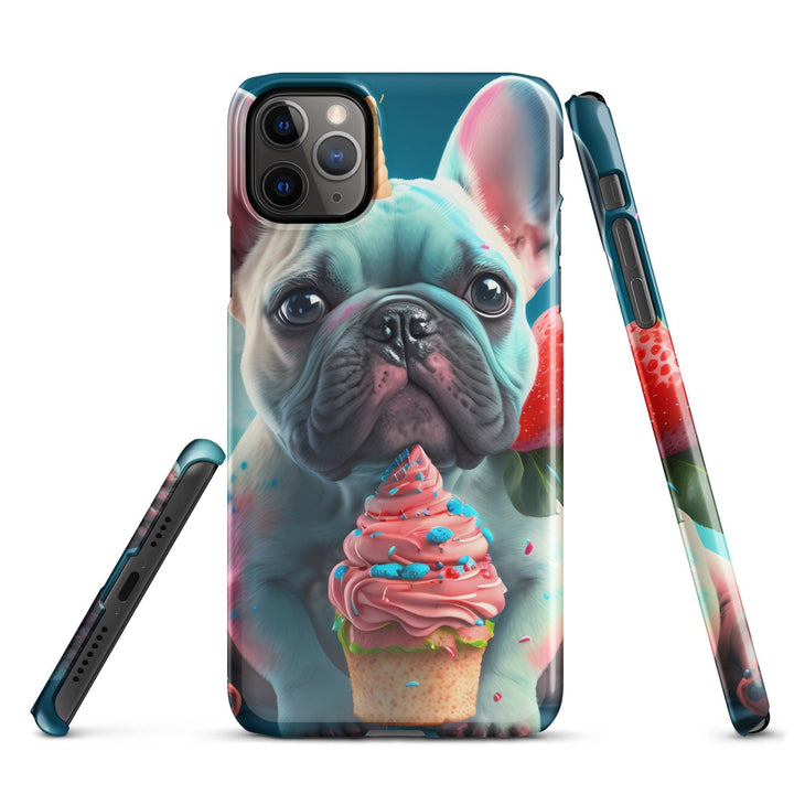 Manchmal hilft ein Törtchen Snapcase iPhone®-Hülle - Bobbis Store Hunde