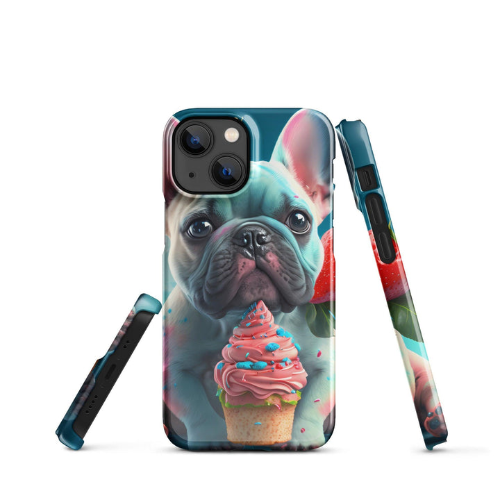 Manchmal hilft ein Törtchen Snapcase iPhone®-Hülle - Bobbis Store Hunde