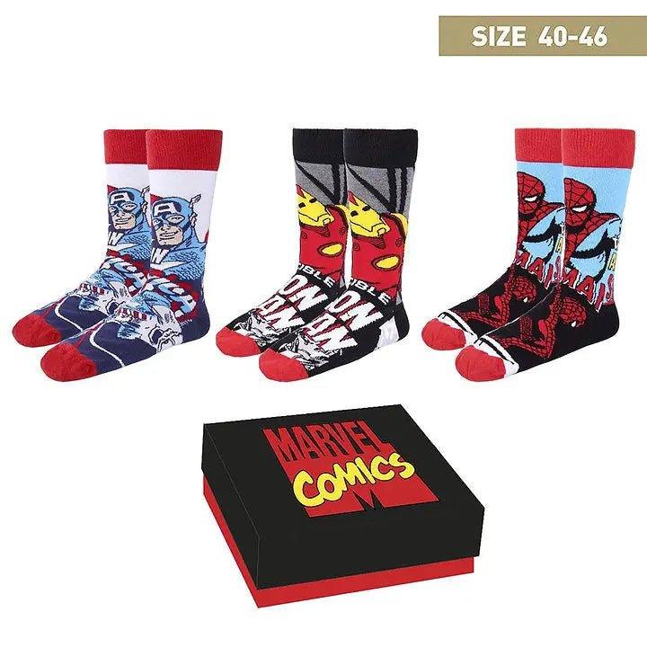 MARVEL 3-TEILIGES SOCKEN-SET - Bobbis Store Hunde