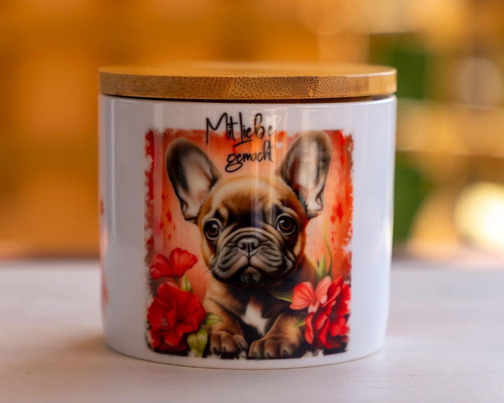 Mit liebe gemacht-Keksdose / Leckerlidose - Bobbis Store Hunde