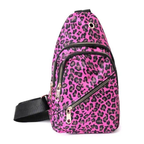 Modische Schultertasche mit Leopardenmuster - Bobbis Store Hunde