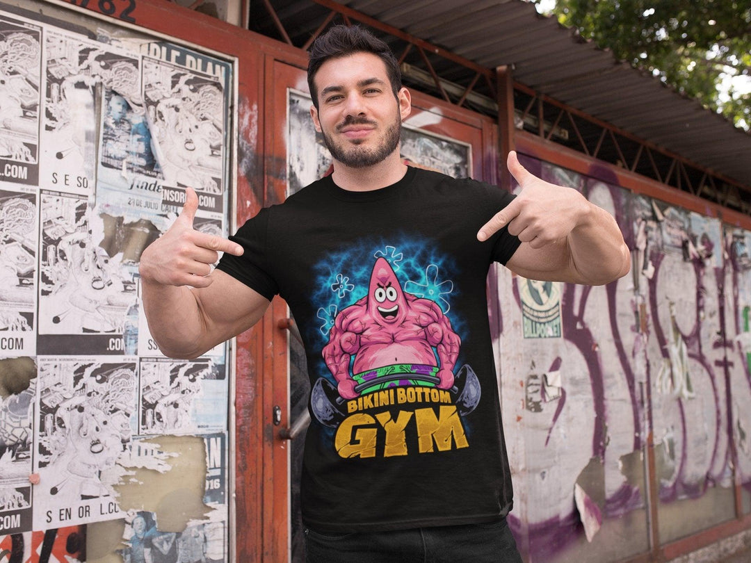 MUSCLE STAR Unisex-Bio-Baumwoll-T-Shirt - Bobbis Store Hunde