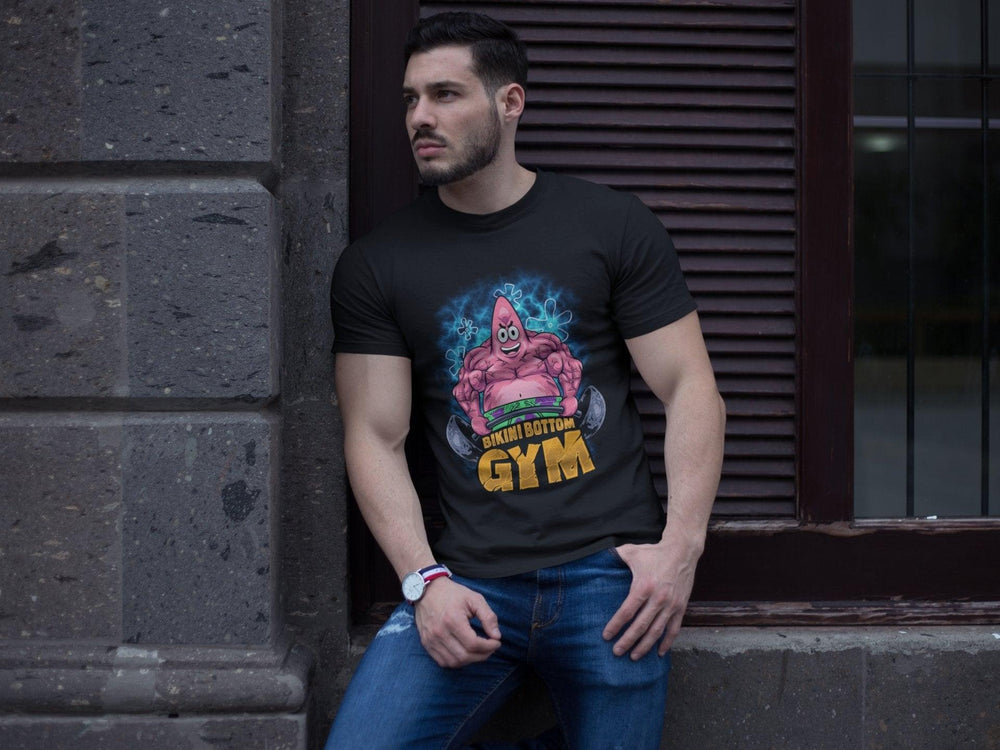 MUSCLE STAR Unisex-Bio-Baumwoll-T-Shirt - Bobbis Store Hunde