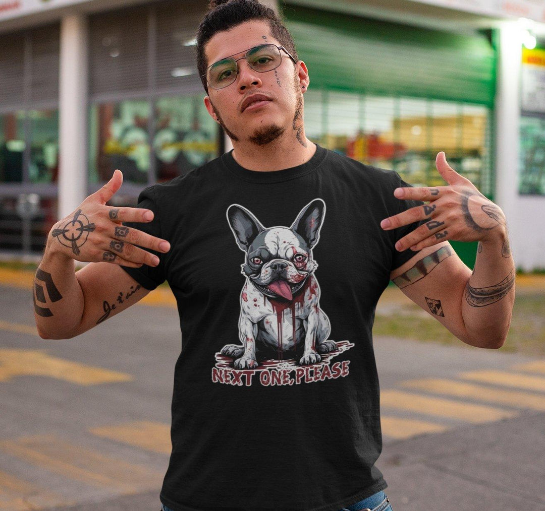 next one ,please Unisex-Bio-Baumwoll-T-Shirt - Bobbis Store Hunde