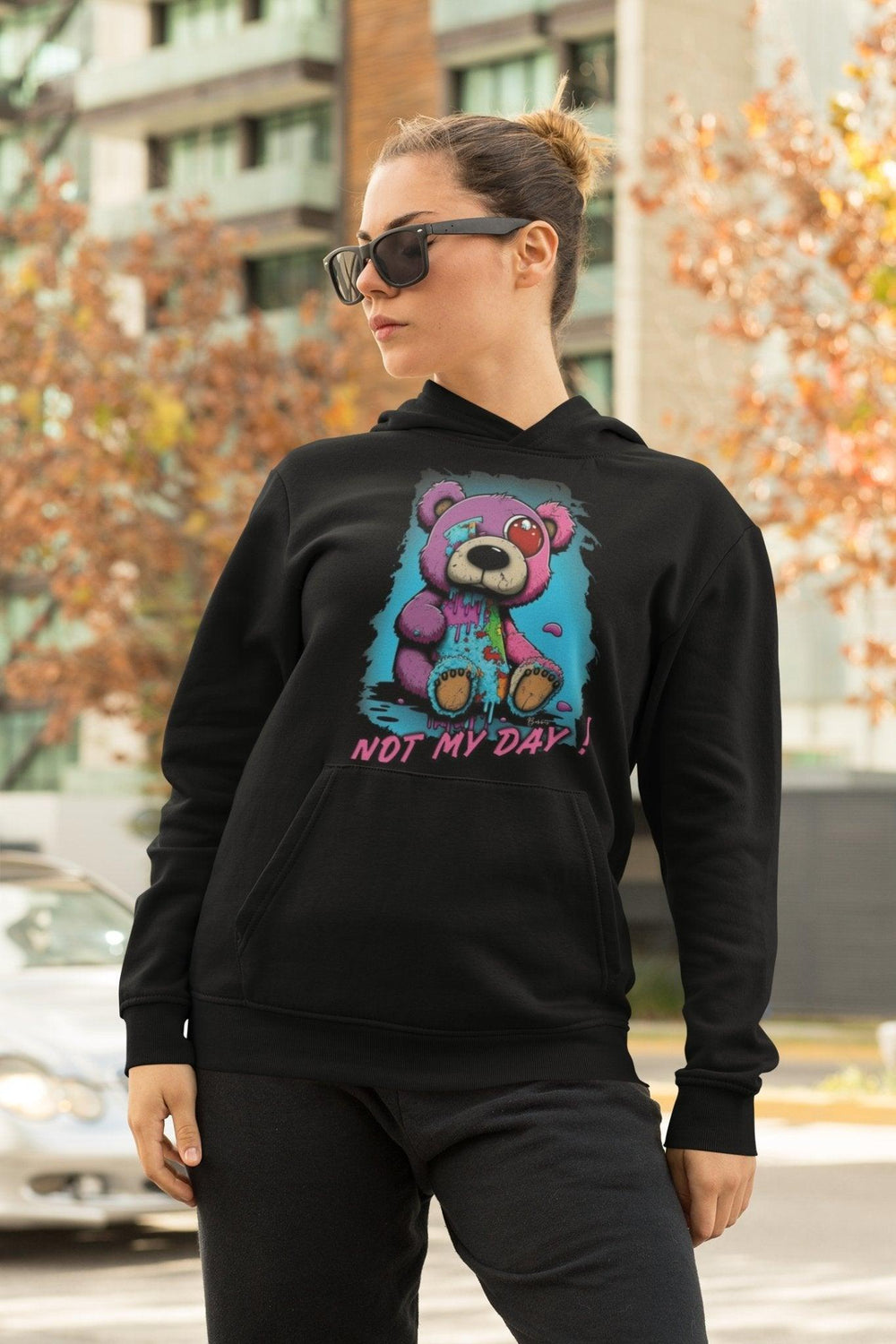 not my day ! Hochwertiger Öko Kapuzenpullover - Bobbis Store Hunde