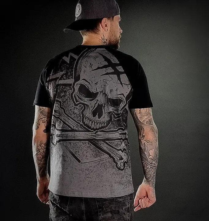RAGLAN-T-SHIRT BLAZON GRAU - Bobbis Store Hunde