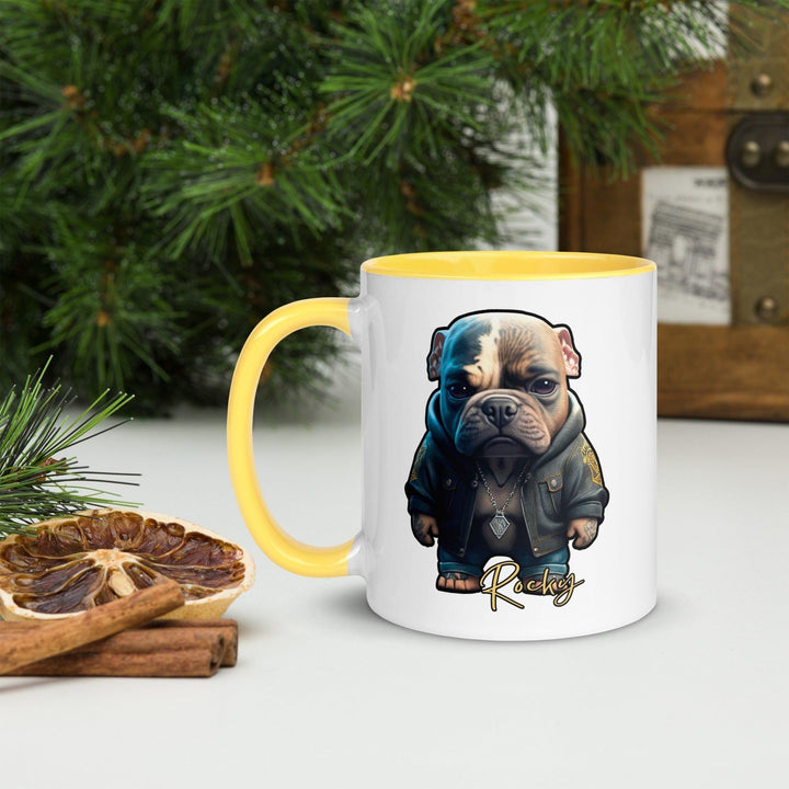 Rocky Tasse mit farbiger Innenseite - Bobbis Store Hunde