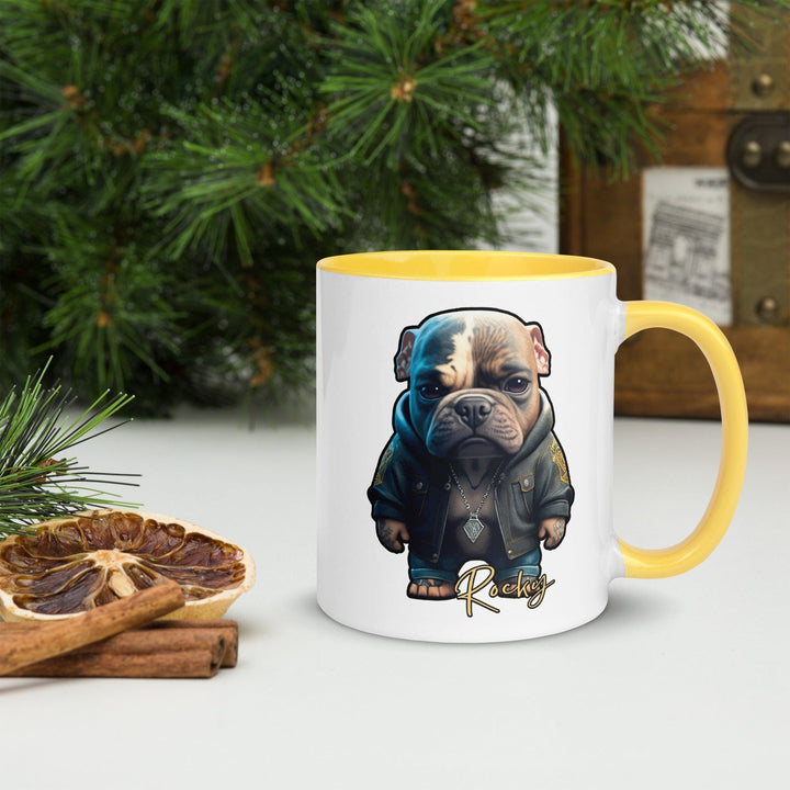 Rocky Tasse mit farbiger Innenseite - Bobbis Store Hunde