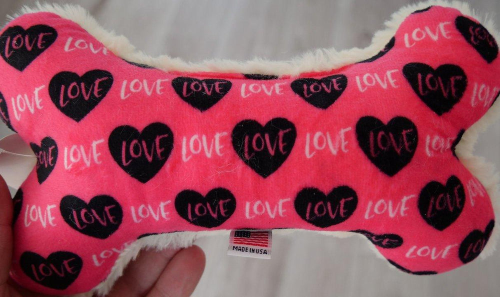 Rosa Love Hundespielzeug - Bobbis Store Hunde