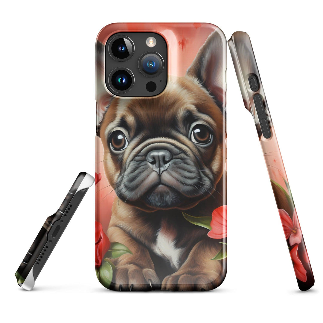 Rosen Frenchie Snapcase iPhone®-Hülle - Bobbis Store Hunde