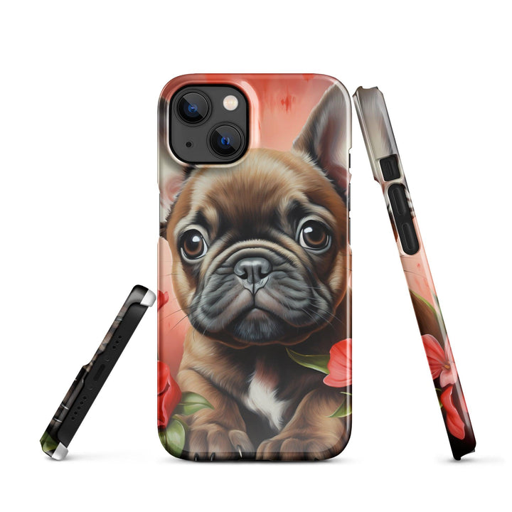 Rosen Frenchie Snapcase iPhone®-Hülle - Bobbis Store Hunde