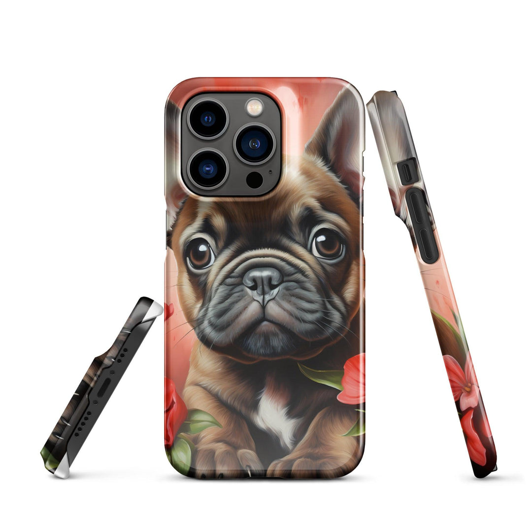 Rosen Frenchie Snapcase iPhone®-Hülle - Bobbis Store Hunde