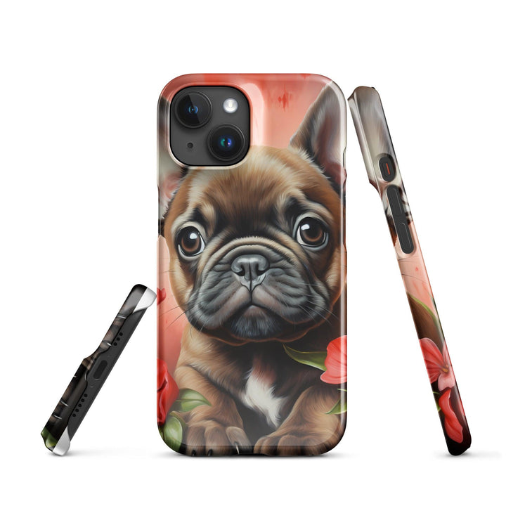 Rosen Frenchie Snapcase iPhone®-Hülle - Bobbis Store Hunde