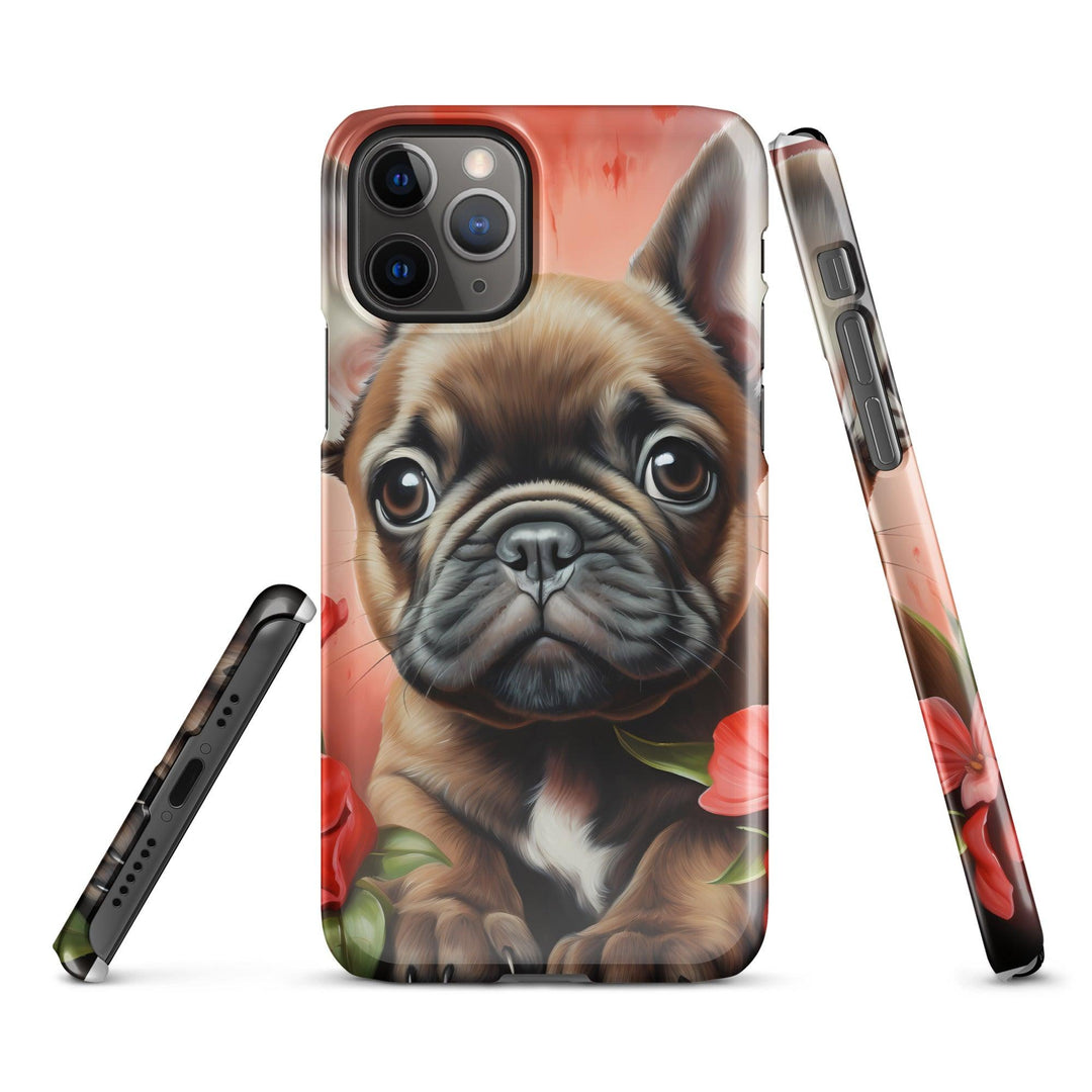 Rosen Frenchie Snapcase iPhone®-Hülle - Bobbis Store Hunde
