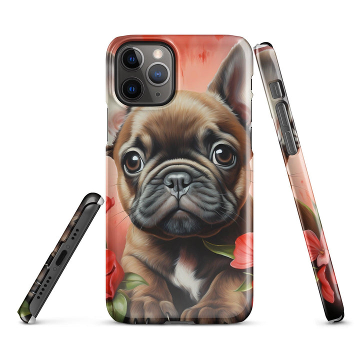 Rosen Frenchie Snapcase iPhone®-Hülle - Bobbis Store Hunde