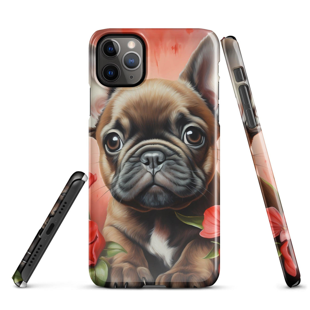 Rosen Frenchie Snapcase iPhone®-Hülle - Bobbis Store Hunde