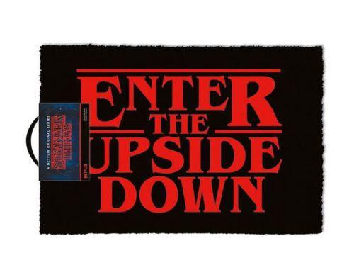 Rutschfeste Fußmatte Stranger Things 60 x 40 cm Türmatte aus Kokosfasern DoorMat - Bobbis Store Hunde