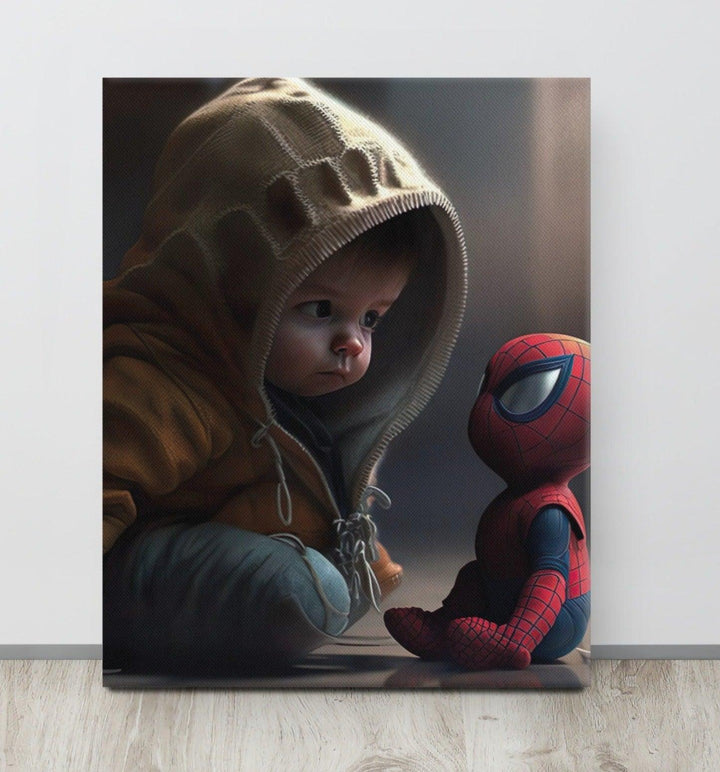 Spider Teddy Leinwand - Bobbis Store Hunde