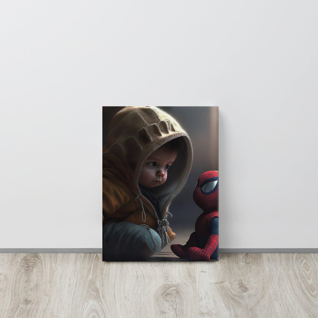 Spider Teddy Leinwand - Bobbis Store Hunde