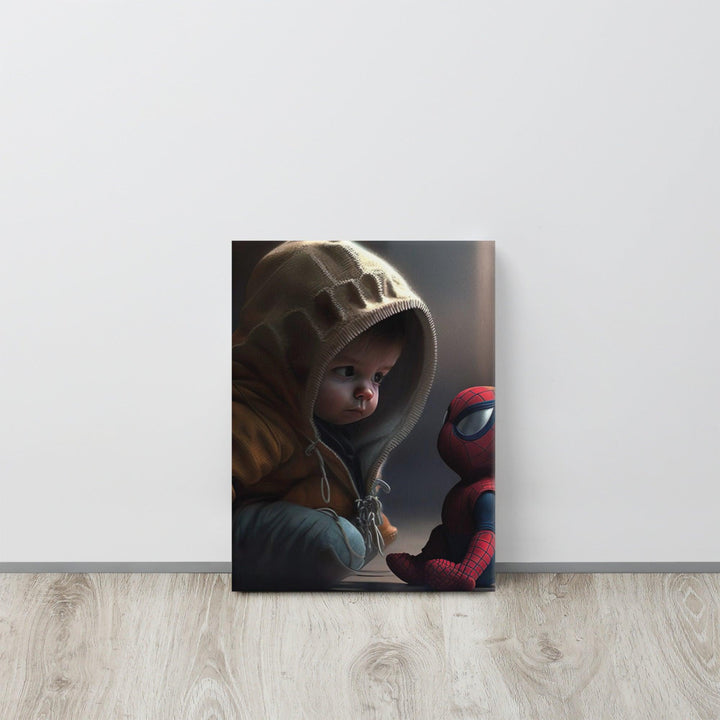 Spider Teddy Leinwand - Bobbis Store Hunde