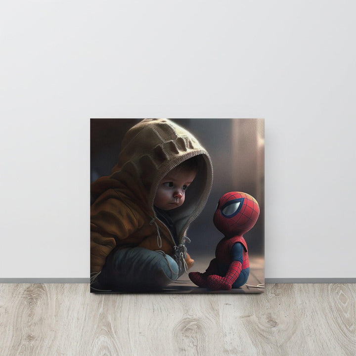 Spider Teddy Leinwand - Bobbis Store Hunde