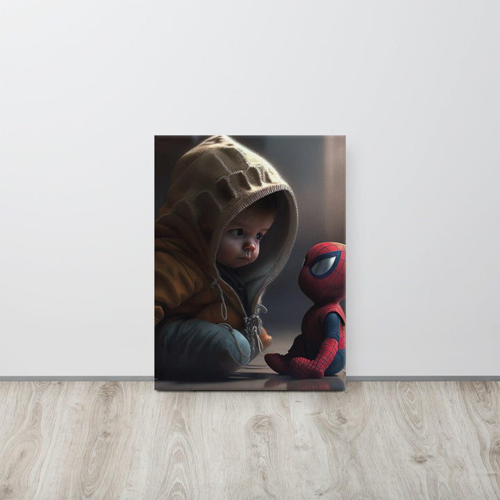 Spider Teddy Leinwand - Bobbis Store Hunde