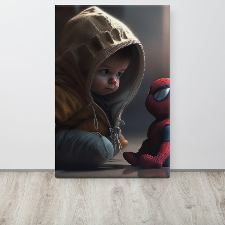 Spider Teddy Leinwand - Bobbis Store Hunde