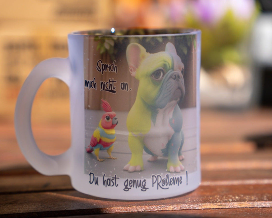 Sprich mich nicht an - Tasse - Bobbis Store Hunde