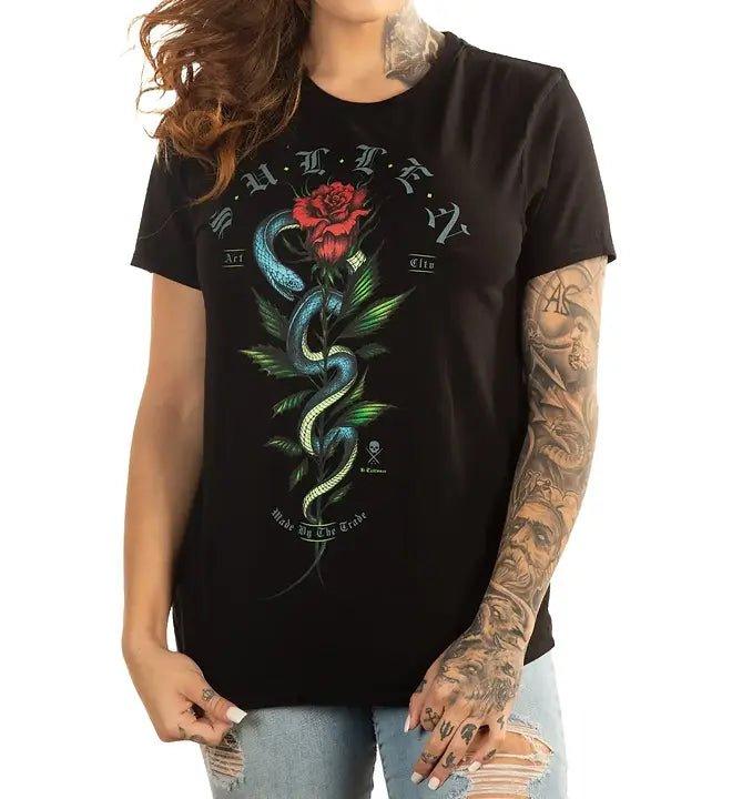 Sullen Clothing - Schwarze Mamba T-Shirt - Bobbis Store Hunde