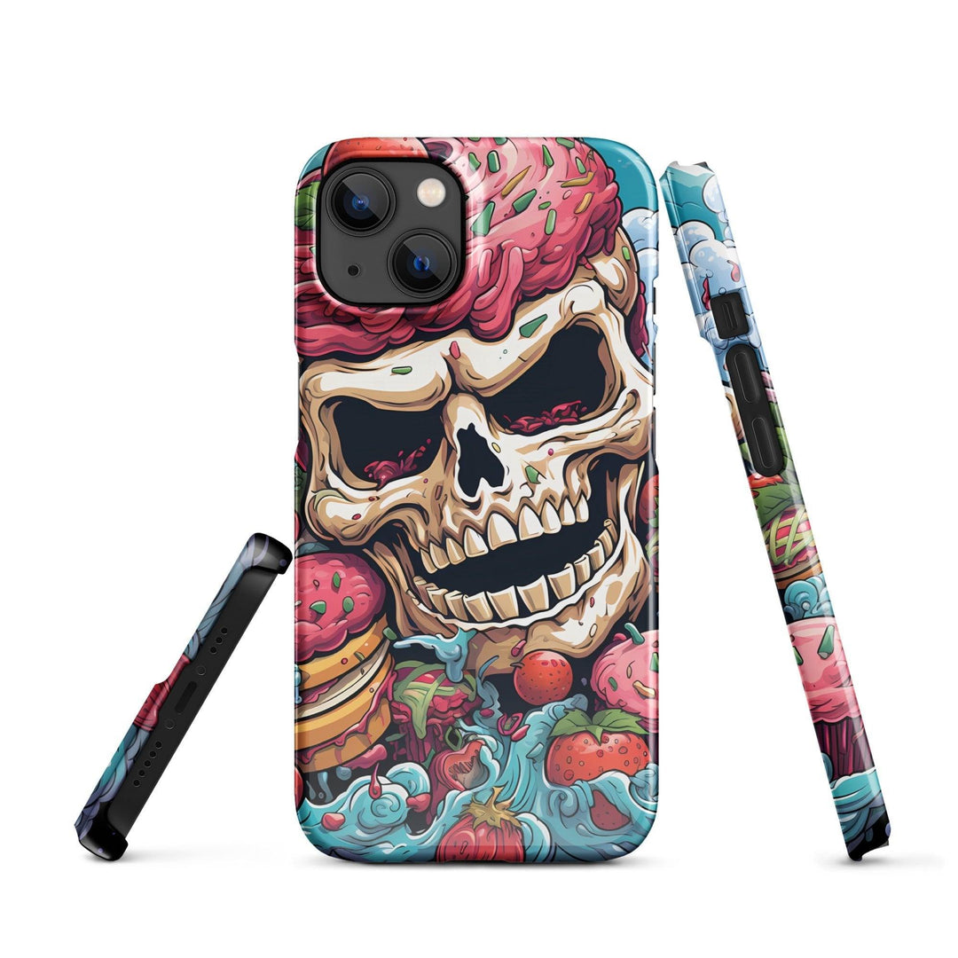 Sweets Skull V2 Snapcase iPhone®-Hülle - Bobbis Store Hunde