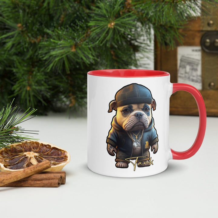 Tank Tasse mit farbiger Innenseite - Bobbis Store Hunde