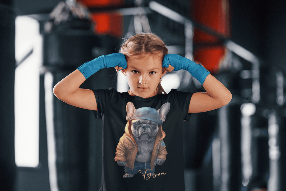 Tyson Bio-Baumwoll-T-Shirt für Kinder - Bobbis Store Hunde