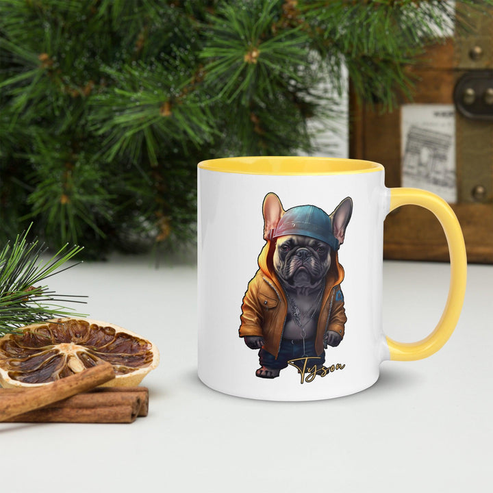 Tyson Tasse mit farbiger Innenseite - Bobbis Store Hunde