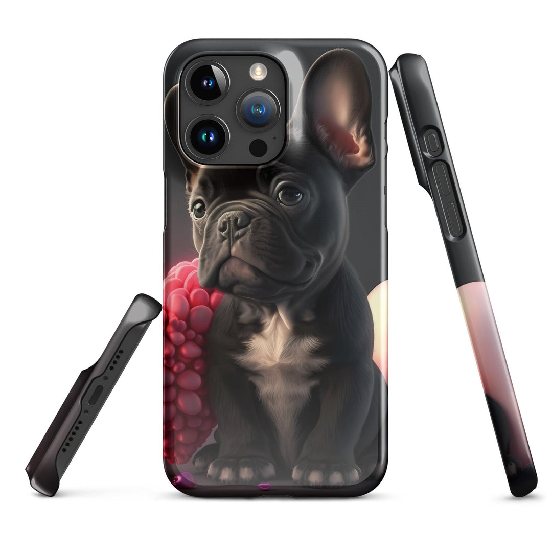 Valentines Day Frenchie Snapcase iPhone®-Hülle - Bobbis Store Hunde
