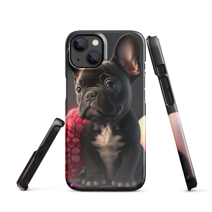 Valentines Day Frenchie Snapcase iPhone®-Hülle - Bobbis Store Hunde