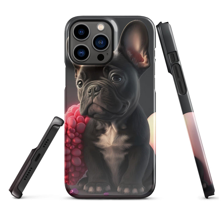 Valentines Day Frenchie Snapcase iPhone®-Hülle - Bobbis Store Hunde