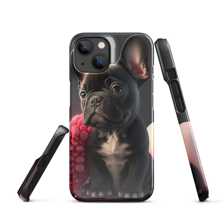 Valentines Day Frenchie Snapcase iPhone®-Hülle - Bobbis Store Hunde
