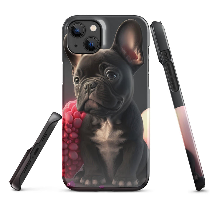 Valentines Day Frenchie Snapcase iPhone®-Hülle - Bobbis Store Hunde
