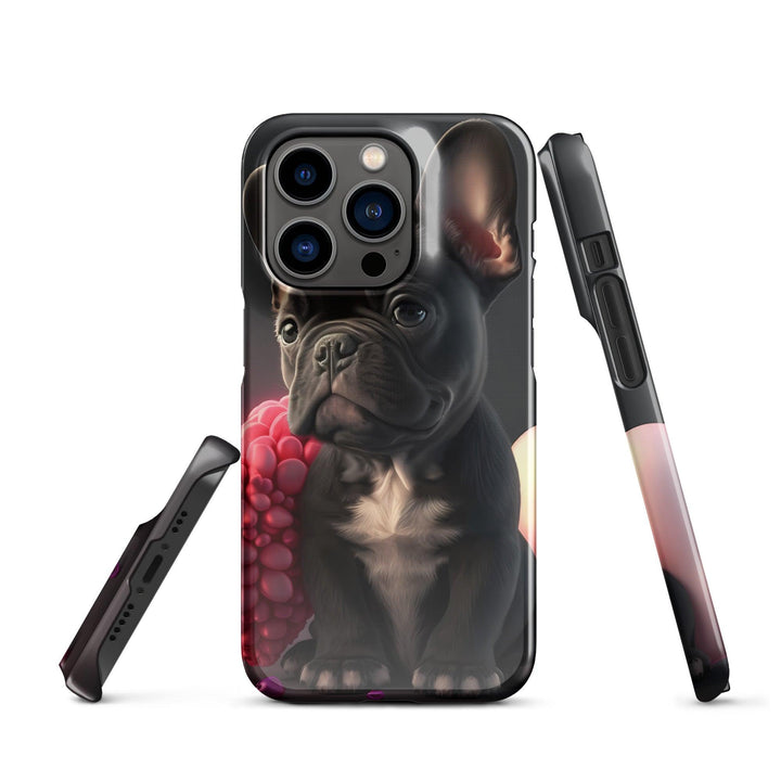 Valentines Day Frenchie Snapcase iPhone®-Hülle - Bobbis Store Hunde