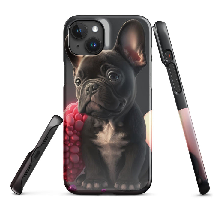 Valentines Day Frenchie Snapcase iPhone®-Hülle - Bobbis Store Hunde