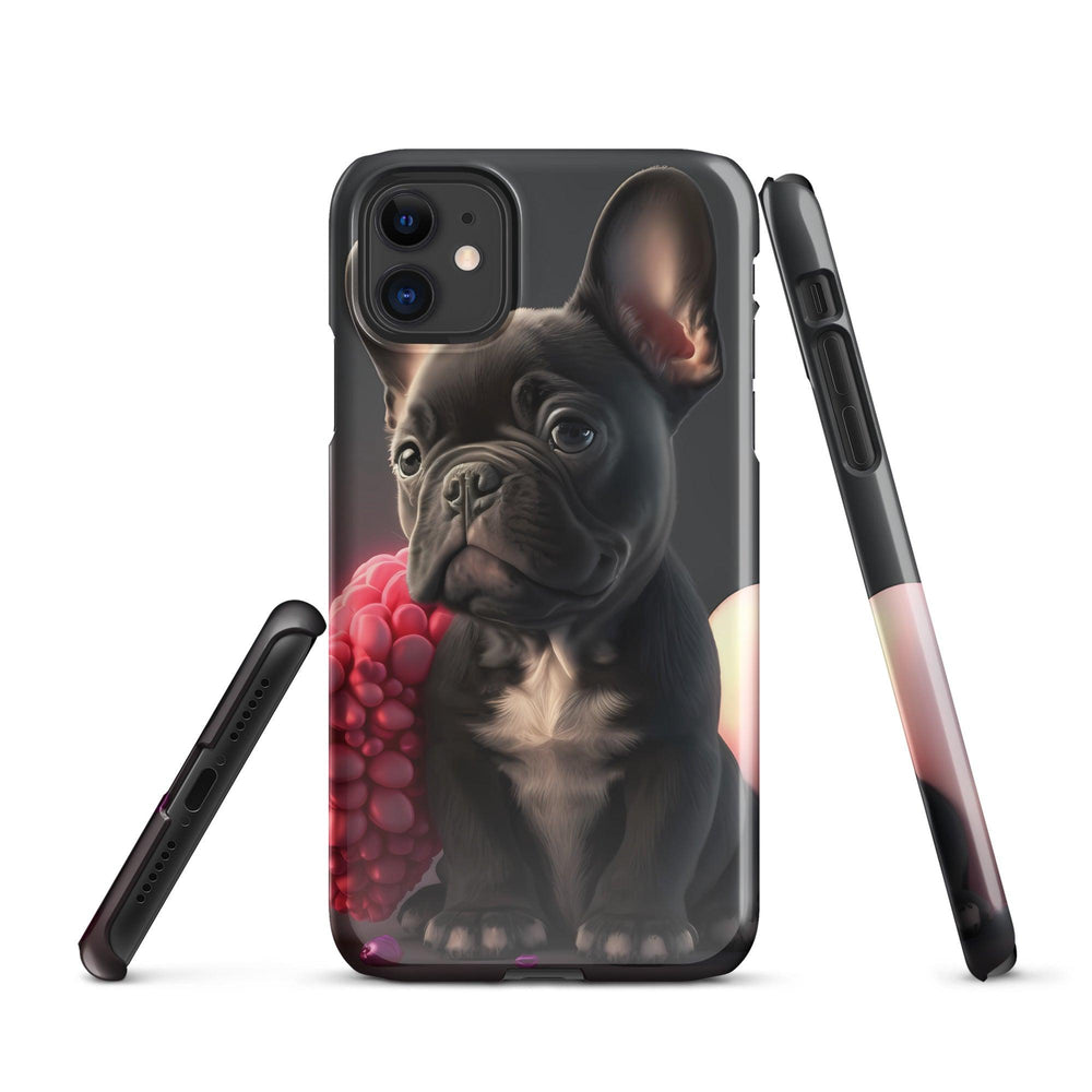 Valentines Day Frenchie Snapcase iPhone®-Hülle - Bobbis Store Hunde