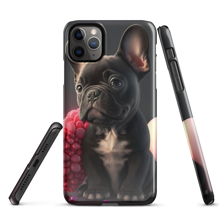 Valentines Day Frenchie Snapcase iPhone®-Hülle - Bobbis Store Hunde