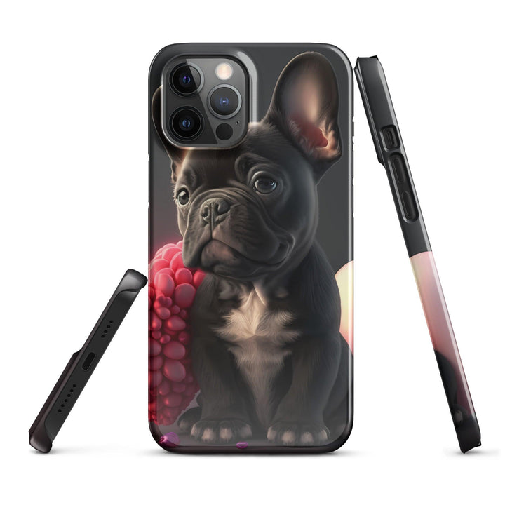 Valentines Day Frenchie Snapcase iPhone®-Hülle - Bobbis Store Hunde