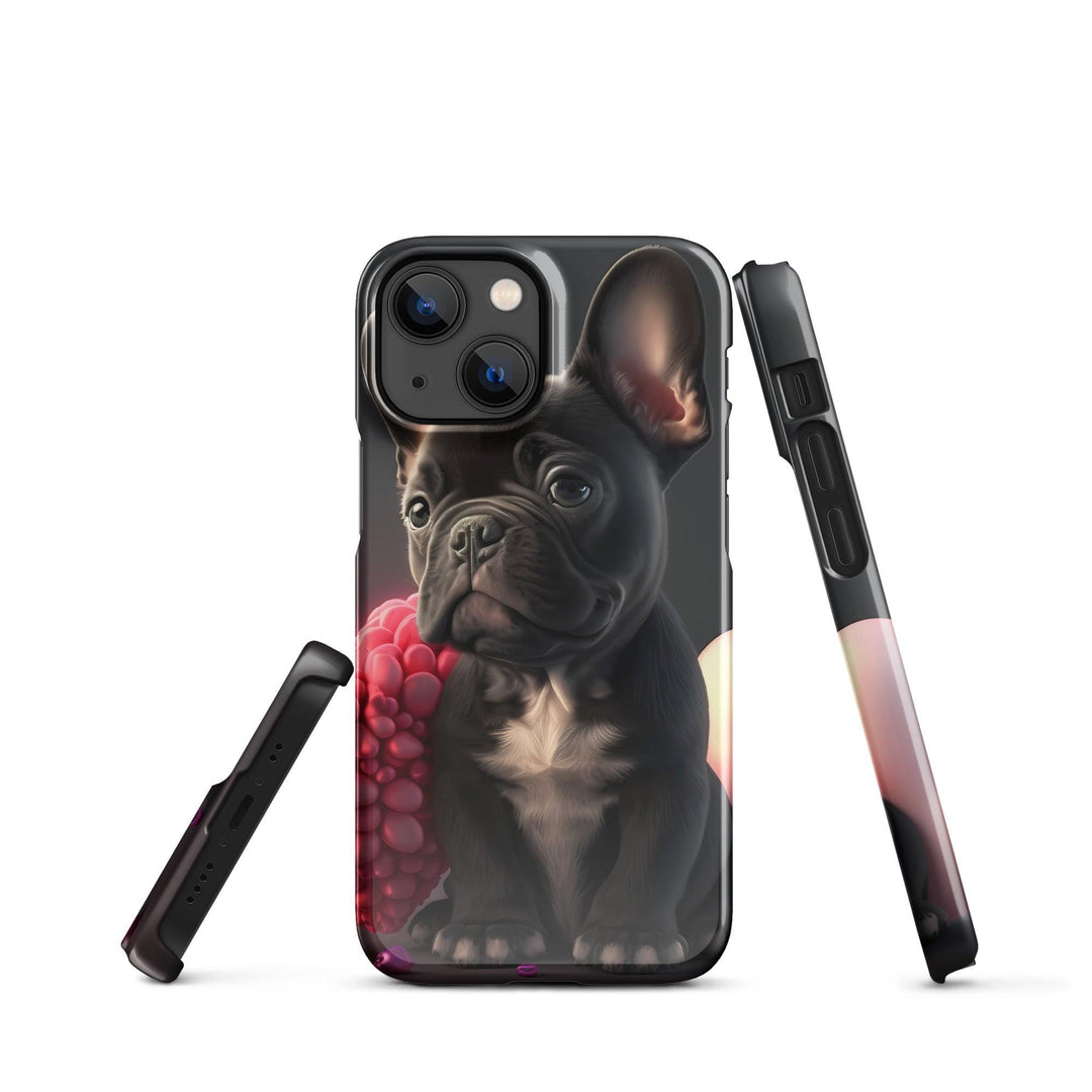 Valentines Day Frenchie Snapcase iPhone®-Hülle - Bobbis Store Hunde