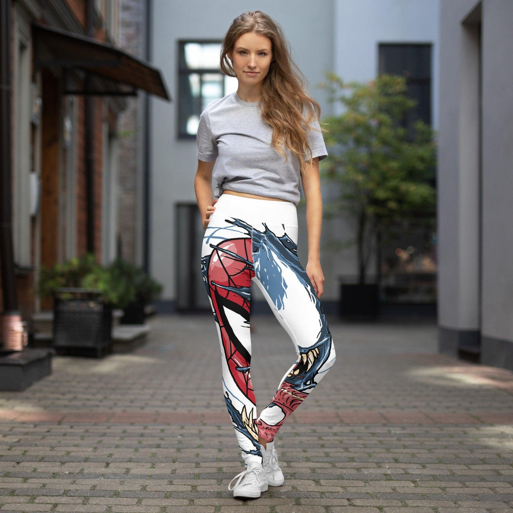 Venom vs Spiderman Yoga-Leggings - Bobbis Store Hunde