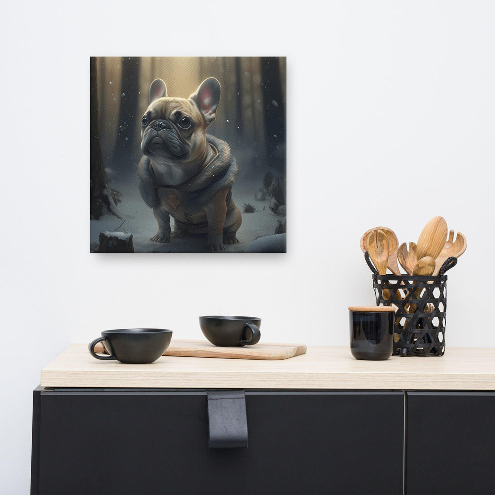 Viking Frenchie Leinwand - Bobbis Store Hunde
