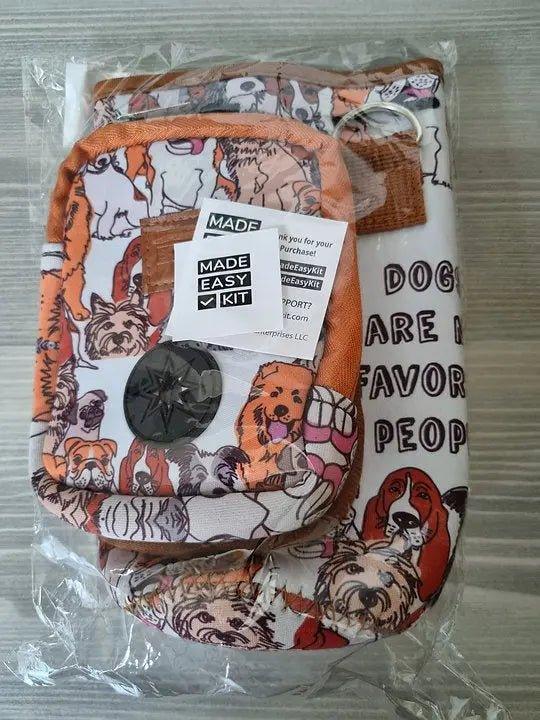 Wasserflaschenträger mit Hundekotbeutel + Silikon-Schüssel - Bobbis Store Hunde